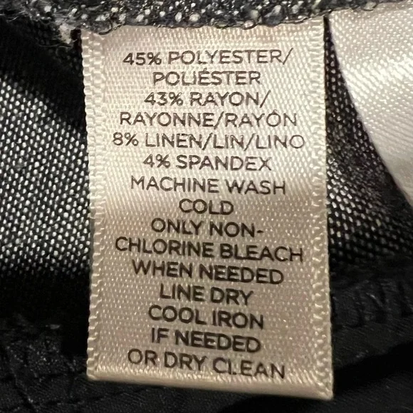 Ann Taylor Loft - Julie trouser flare leg gray size 2 petite - Picture 6 of 6